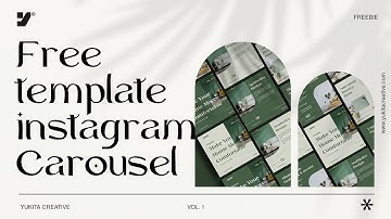 Free template instagram Carousel | How to edit design microblog