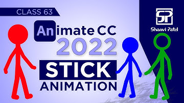 Adobe Animate CC 2022: Create Stick Animation | Stickman | Flash Tutorial | 2d Animation | Hindi