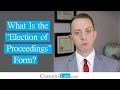 The election of proceedings form is a document sent with a notice of seizure from Customs. The election of proceeding forms explains (to some extent) and makes you choose a single option for handling your case going forward. In this video, customs attorney Jason P. Wapiennik of Great Lakes Customs Law explains the election of proceedings form, and the meaning of the different options, in a way anyone can understand.