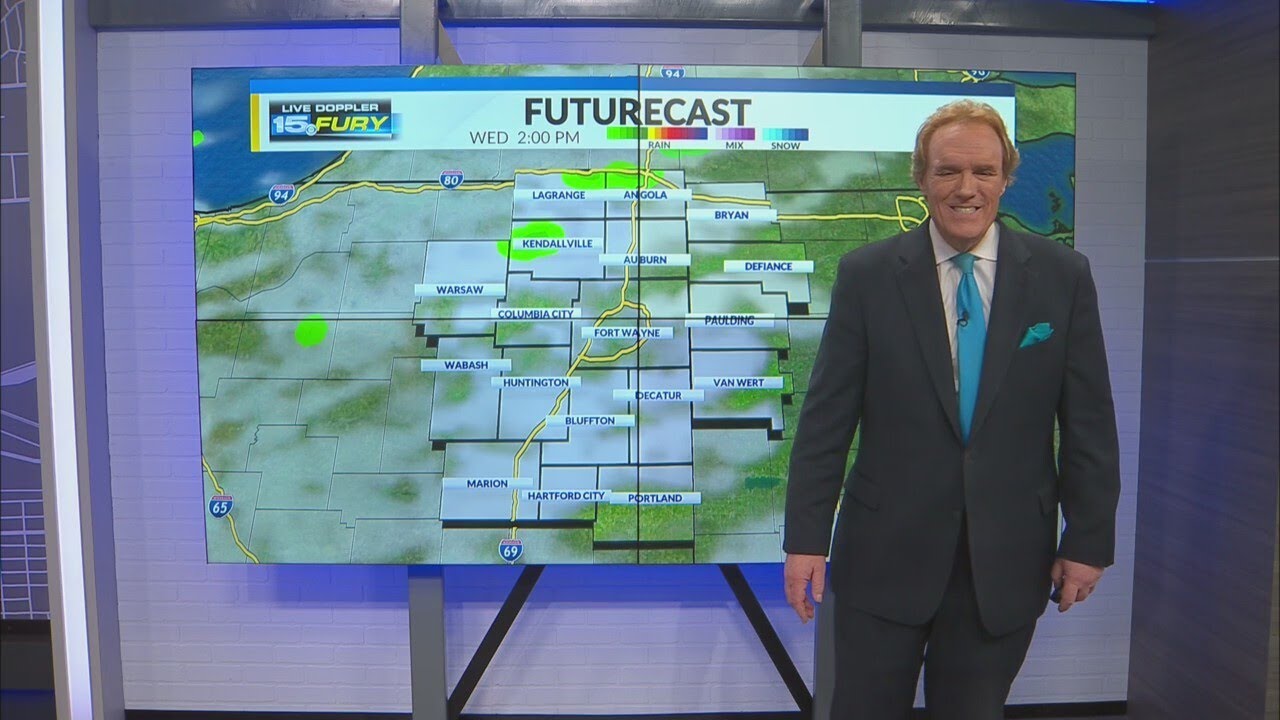 Scattered storms this afternoon - YouTube