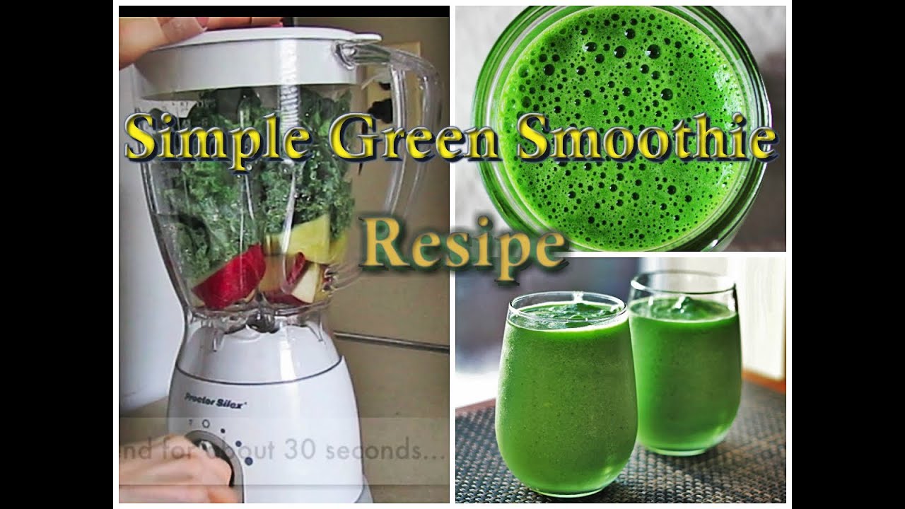 easy green smoothie recipes for weight loss