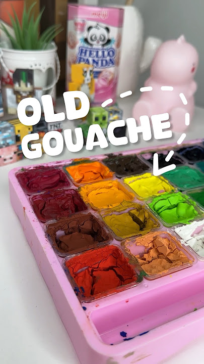 Fixing my OLD himi gouache paints! 🎨