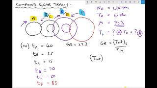 Calculating Output Torque and Holding Torque for Compound Gears