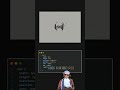 Bat Animation 🦇 #shorts #python #programming