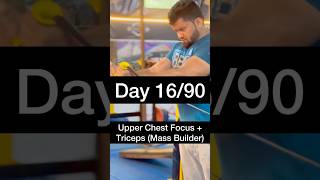 IronBuilt Day 16 | Upper Chest + Triceps Mass Workout | Horseshoe Triceps Build🔥