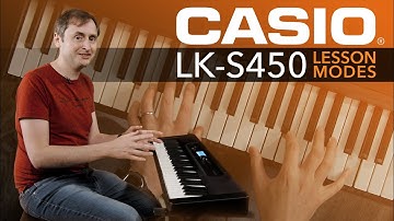 Casio LK S450 Portable Keyboard - Lessons Mode | Gear4music
