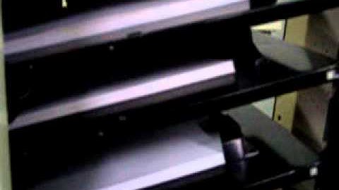 DUPLO COLLATOR BOOKLETMAKER SYSTEM STACKER TEST RUN #1