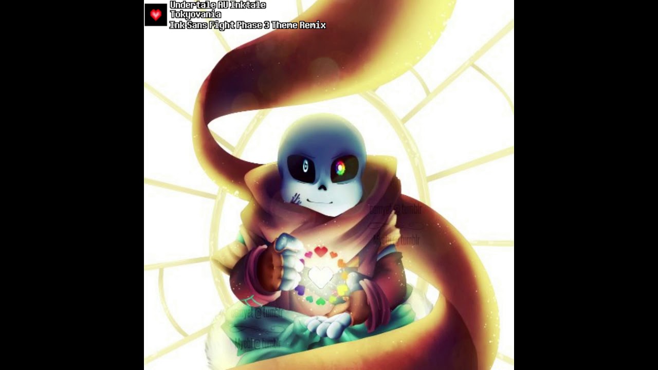 Ink!sans fight 0.39 Phase3-EX AllBosses (HP198) 