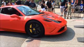 Ferrari 458 speciale startup idle and walkaround