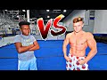 GAME OF FLIP VS BEST 14 YEAR OLD GYMNAST! *STANDING DOUBLE BACKFLIP*