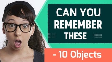 Memory Game 10 Objects #1 #MemoryGame #ImproveYourMemory