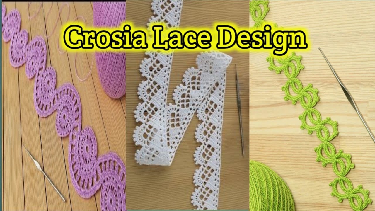 Crosia Lace Design¦¦ Crochet Lace YouTube