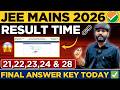 JEE Mains 2026 Result Timing⚠️ NTA Latest Update✅ | JEE Mains Final Answer Key 2026 #jee2026