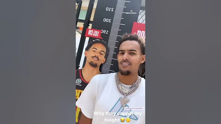 Trae Young has some questions about his height here 🤣 - DayDayNews