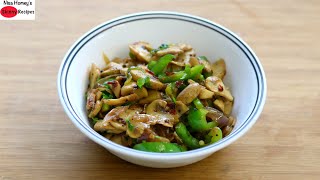 Super Easy Side Dish For Roti In 10 Mins - Veg Recipes - Mushroom Pepper Fry | Skinny Recipes
