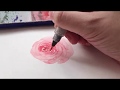 Loose Watercolor Rose with Pentel Aquash Brush Pen (fine) in 5 minutes