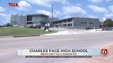 Charles Page Students Plan Walk Out In Protest Of Racist Incidents