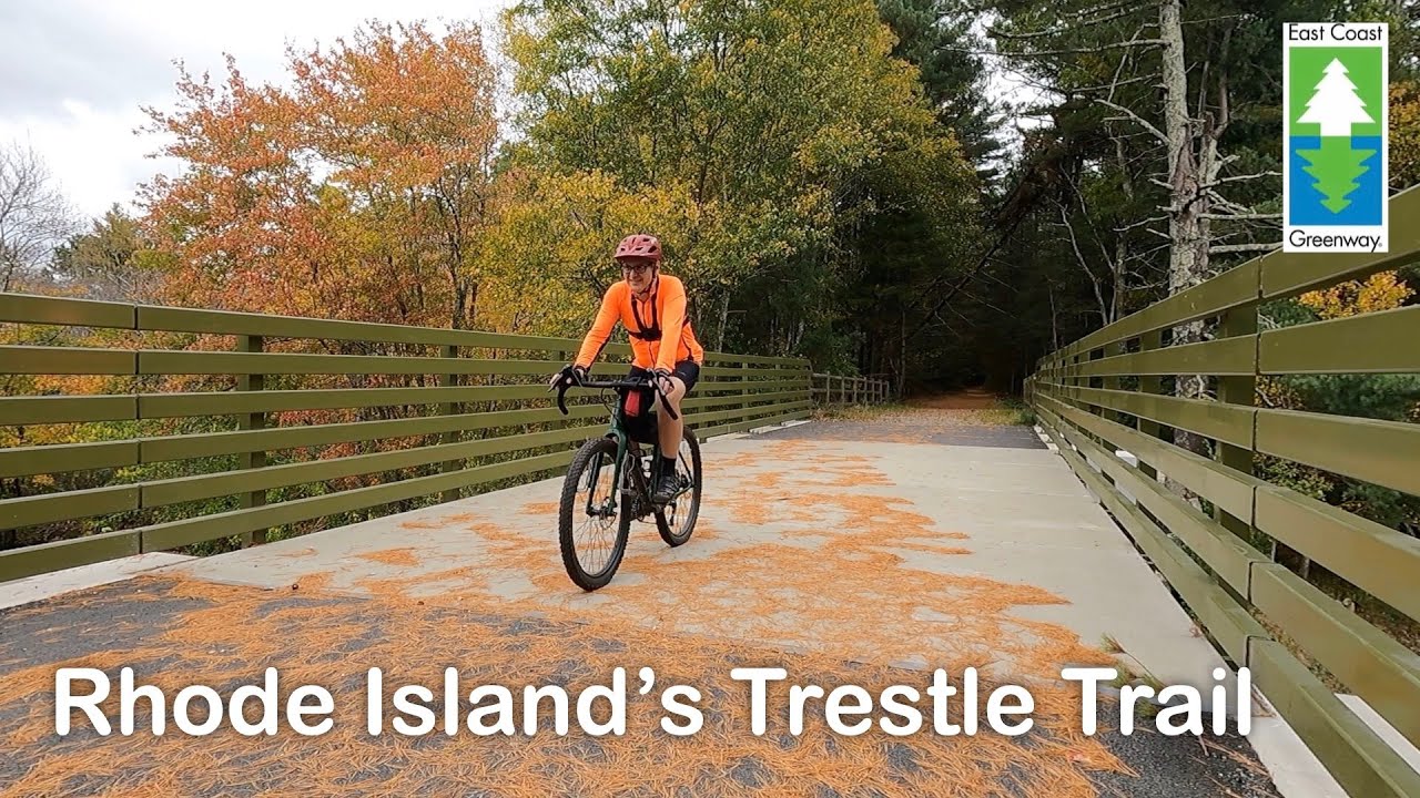 Riding the Trestle Trail in Rhode Island YouTube