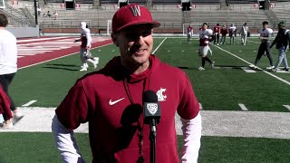 WSU Football: Jake Dickert after Spring Practice | 4/18/24