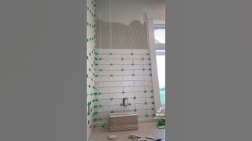 Subway tile backsplash