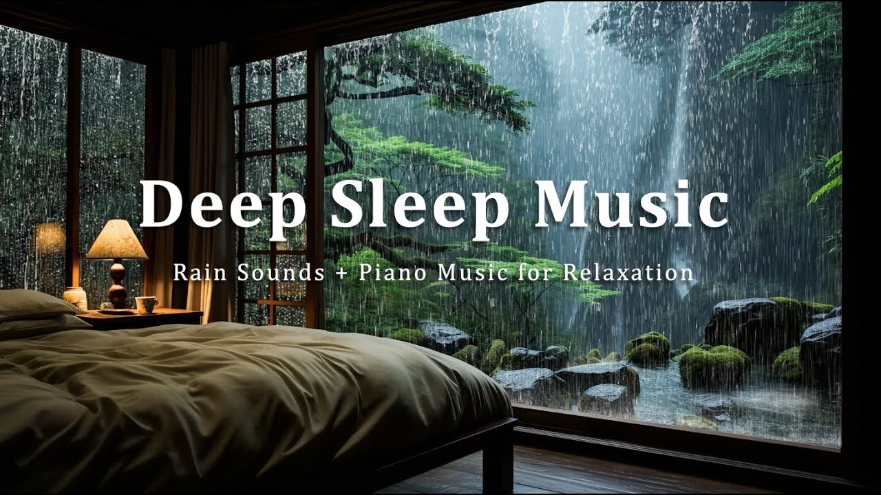 Relaxing Sleep Music 🌧️ Soft Rain & Peaceful Piano for Healing and Deep ...