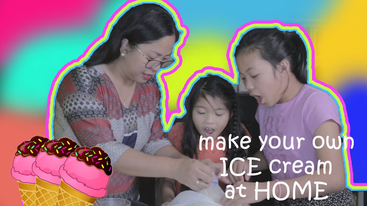 5 to 10 minutes ice cream in plastic bag
