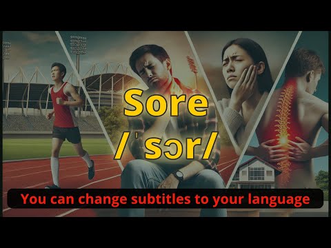 Sore Meaning In English