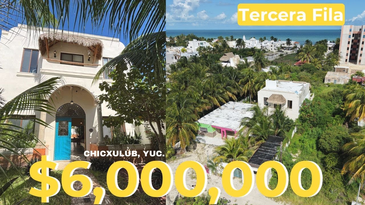 Casa en VENTA en TERCERA FILA | Chicxulub, Yuc | 3 Habitaciones | Alberca | $6mdp