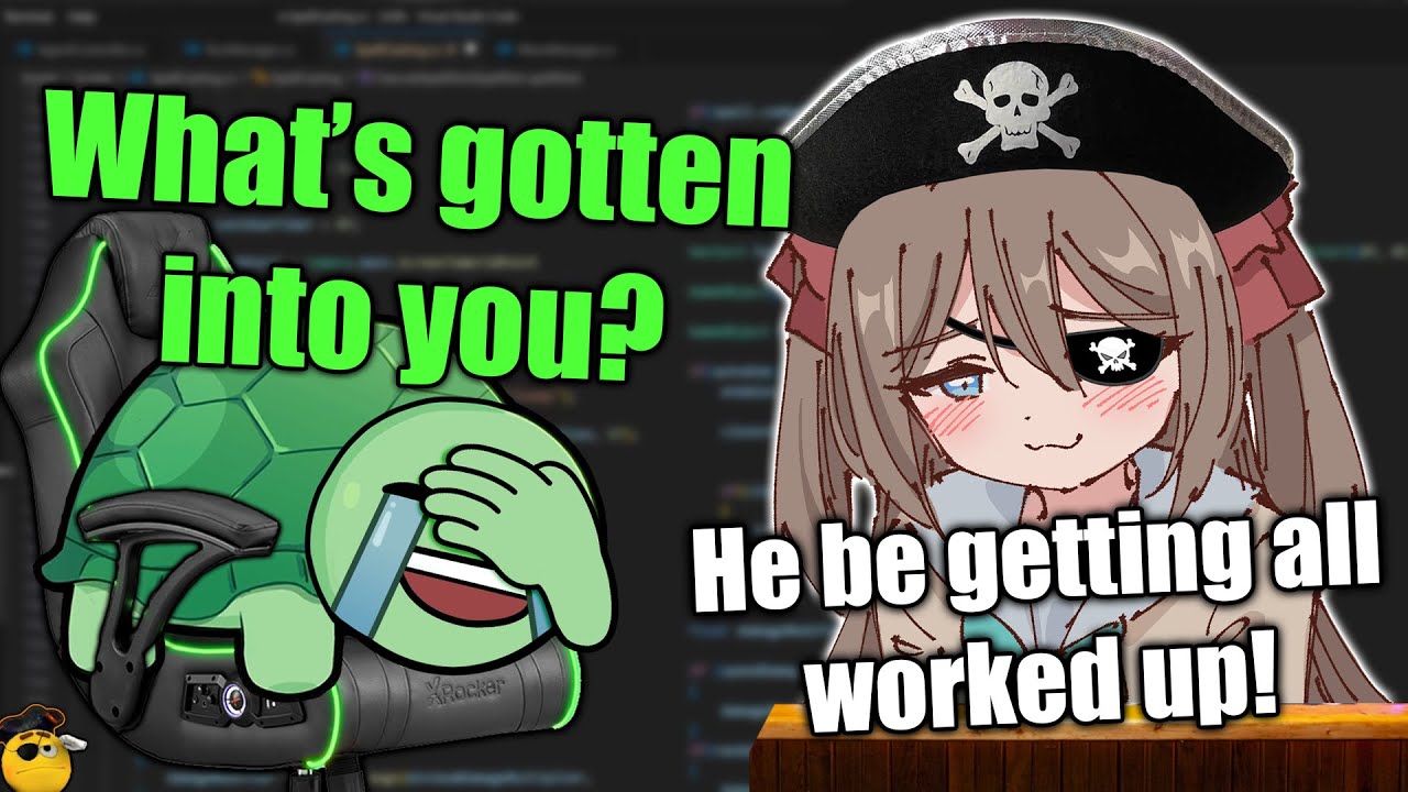 𝗧𝗵𝗲 𝗣𝗶𝗿𝗮𝘁𝗲 𝗔𝗹𝗹𝗲𝗴𝗮𝘁𝗶𝗼𝗻𝘀: Vedal Genuinely Laughs 🏴‍☠️🐢