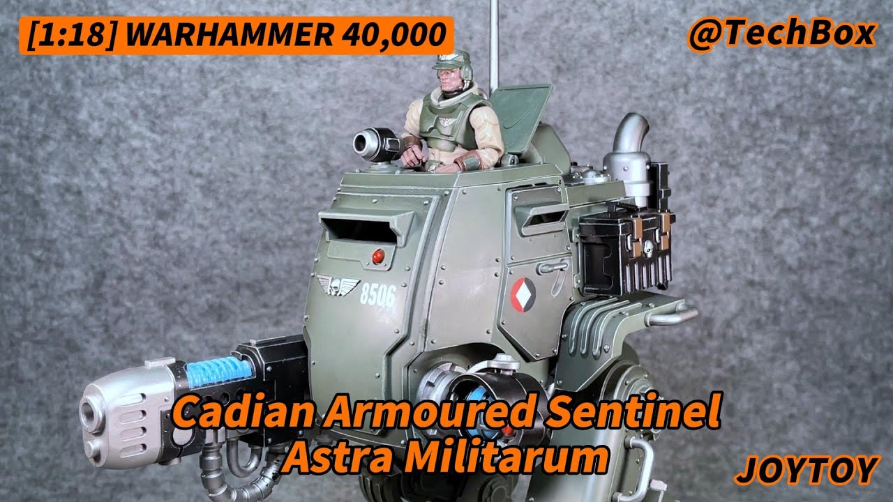 JoyToy Warhammer 40K Astra Militarum Ordnance Team with Bombast