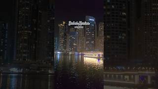 WALK through Dubai MARiNA at Night🚶‍♂️ #dubai #travel #shorts