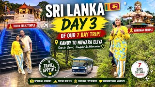 Full Sri Lanka Day 3 🇱🇰 | Kandy to Nuwara Eliya | Tooth Relic Temple, Tea Factory & Hanuman Temple News
