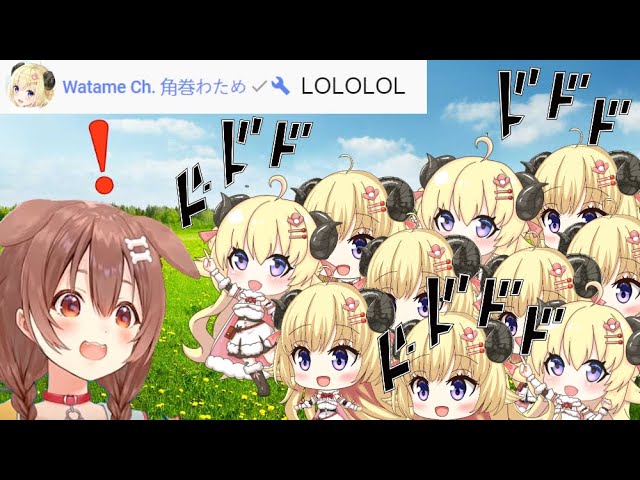 Korone Gets Trampled by Stampeding Watame's in "Too Fast, Too RPG" [Eng Sub/Hololive]
