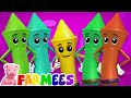 Мелки цвет песня | стихи для малышей | Анимационные ролики | Farmees Russia | Детские стишки