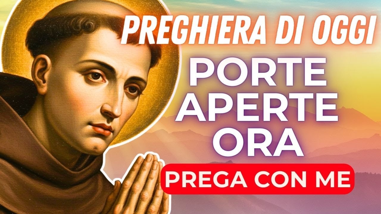 Quando Nessuno Mi Aiutava… Sant’Antonio Ha Aperto le Porte del Miracolo