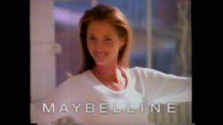 1997 Maybelline Great Wear Budge-Proof Makeup Maybe shes born with it - Westies TV Commercial