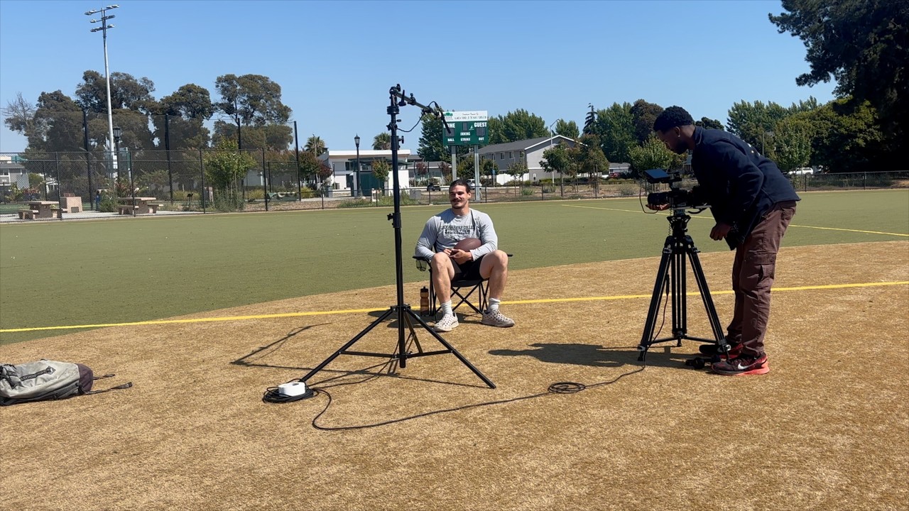 Outdoor Cinematic Interview Setup - Cinematography Breakdown - YouTube