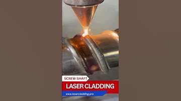 Laser Cladding for Screw Shaft #industrialcoating #antiwear #lasercladding #lasersurfacetreatment