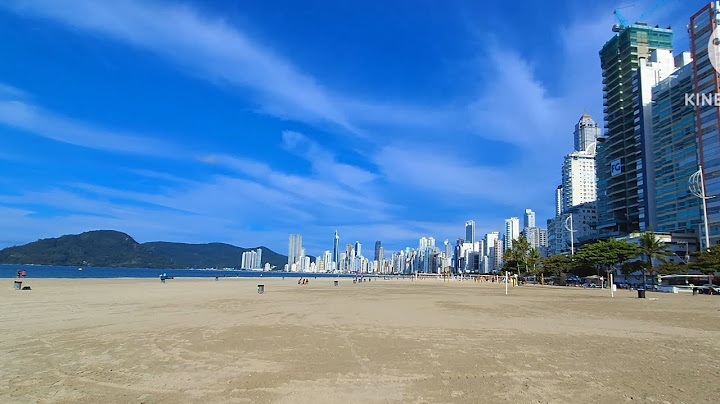 LOW SEASON in Balneário Camboriú SC..Empty beach..Empty avenues..