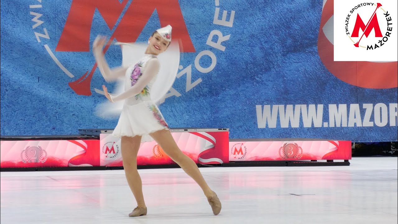 Mażoretki MIRAŻ Wronki - Flaga Solo- / Bytom 2024