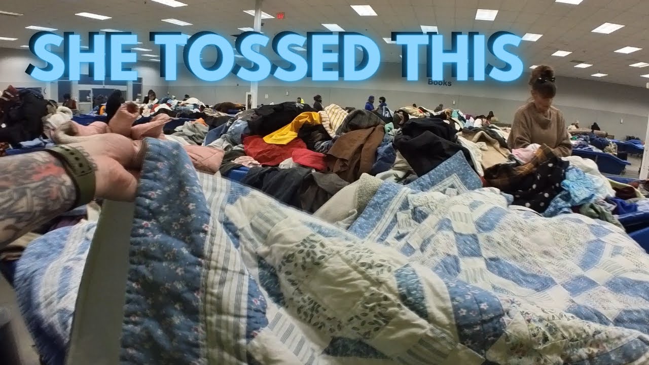 I Can't Believe She Threw This Back! | Goodwill Bins Haul - YouTube