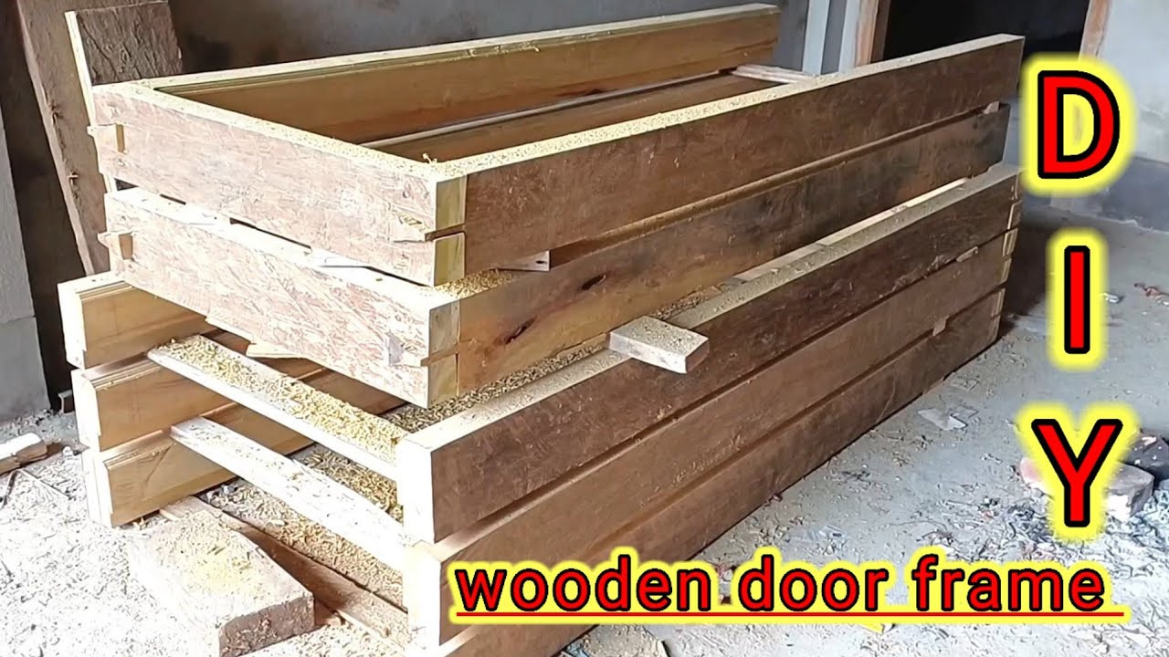 How to make a wooden door frame || darwaja chaukhat banana ka assan tarika 