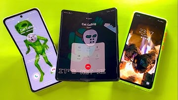 Samsung Galaxy Z fold vs Z flip vs A 52 S Incoming call & Outgoing call
