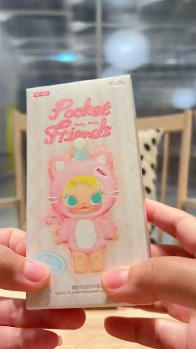 Baby Molly Pocket Friends Series-Vinyl Plush Pendant Blind Box 🥰🥰 #popmart #babymolly #popmartth