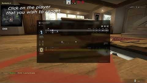 How to report a player or hacker in CS:GO