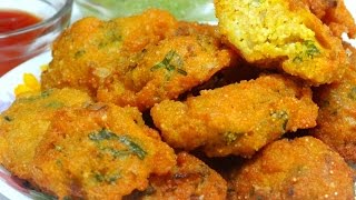 Fish Egg Pakora-Macher Dimer Bora Recipe-Bengali Macher Dimer Bhaja-Fish Egg Fritters