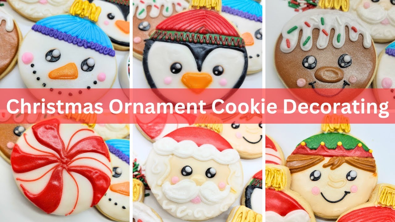 Christmas Ornament Cookies Decorated Christmas Ornament Cookies Decorated