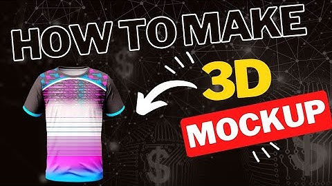How To Make Sublimation T Shirt 3D Mockup In Coreldraw
