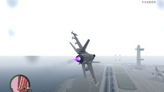 GTA V Fighter Jet in GTA IV  Script mod  P996 Lazer Jet