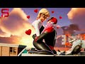 Spider-Gwen &amp; Spider-Man&#39;s KISS of ETERNAL LOVE.. Fortnite Chapter 4